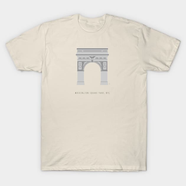 New York City NYC, Washington Square Park T-Shirt by lymancreativeco